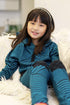 Teal and Black Brit Wit Jogger Pant - Girls